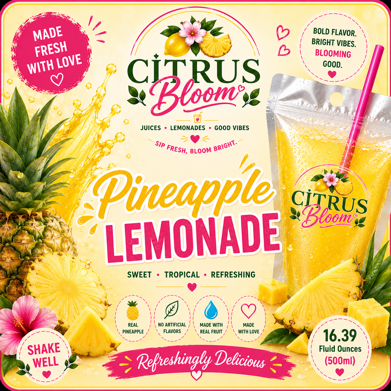 Pineapple Pouch Lemonade