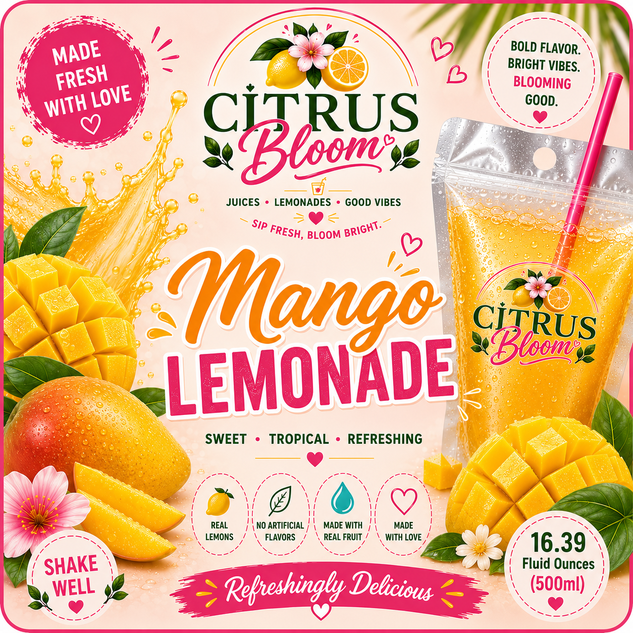 Mango Pouch Lemonade